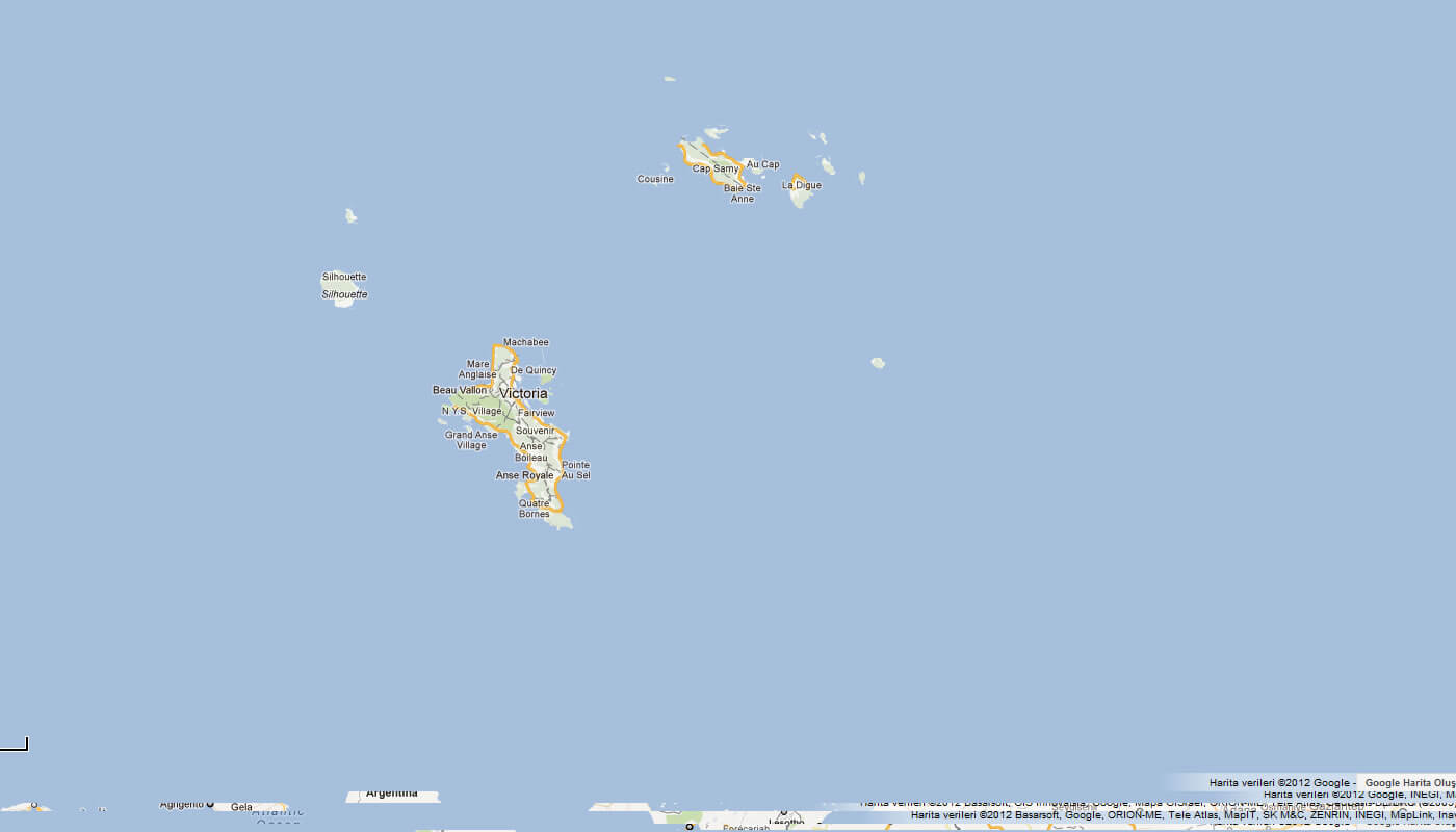 Political Map of Seychelles